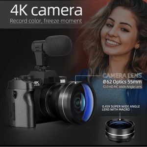 G-Anica 4k Digital Camera, 48MP Cameras for Photography, Video/Vlogging Camera